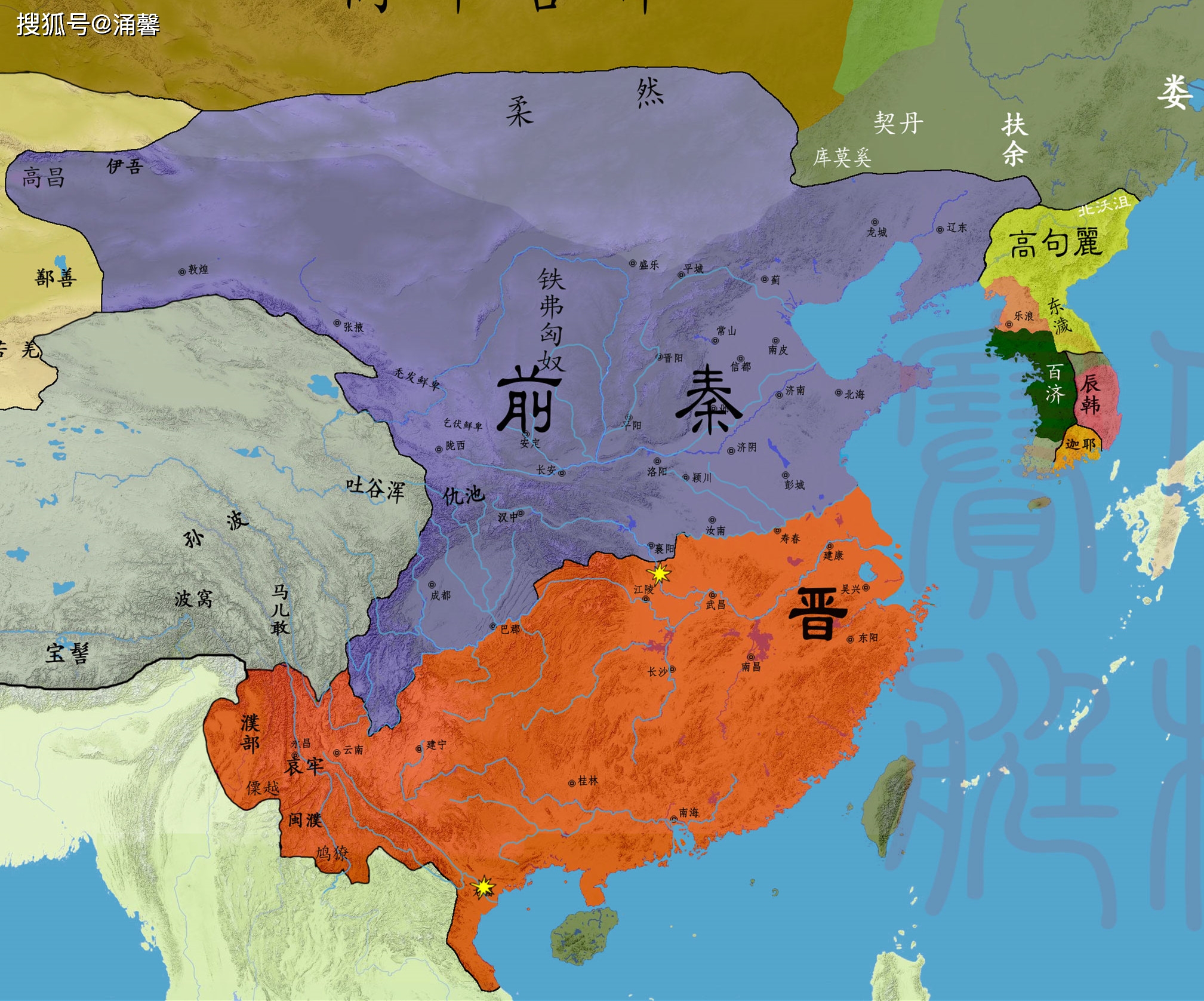 从地图看十六国的演变:中国最混乱的时代,是如何走向统一的?