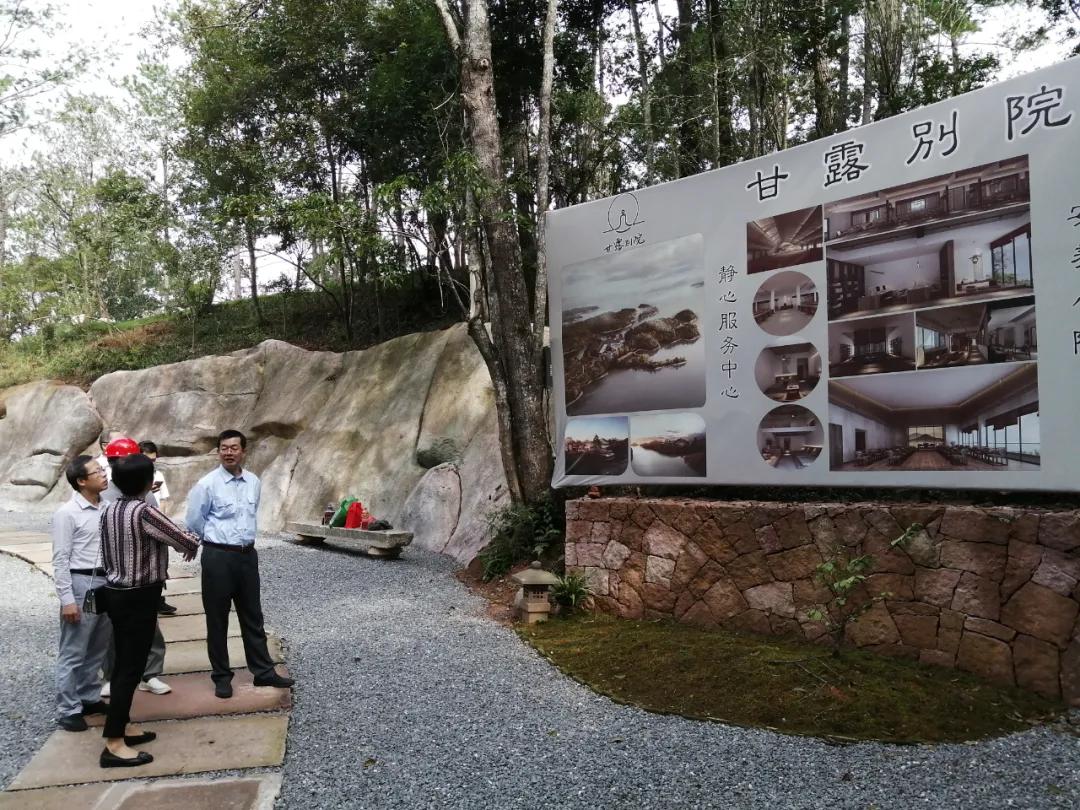 组实地察看了建宁县闽江源湿地公园,高善寺,报国寺,泰宁县甘露别院