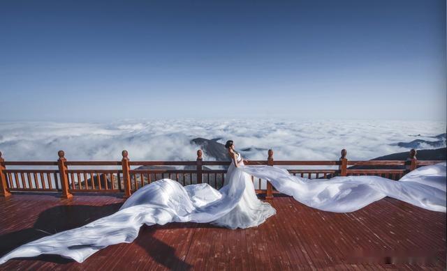 太白山婚纱照_太白山风景图片