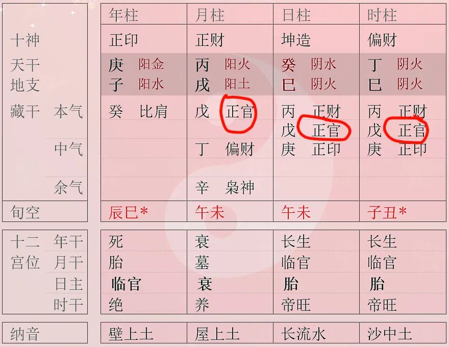 女命的官星暗藏在地支是暗恋吗