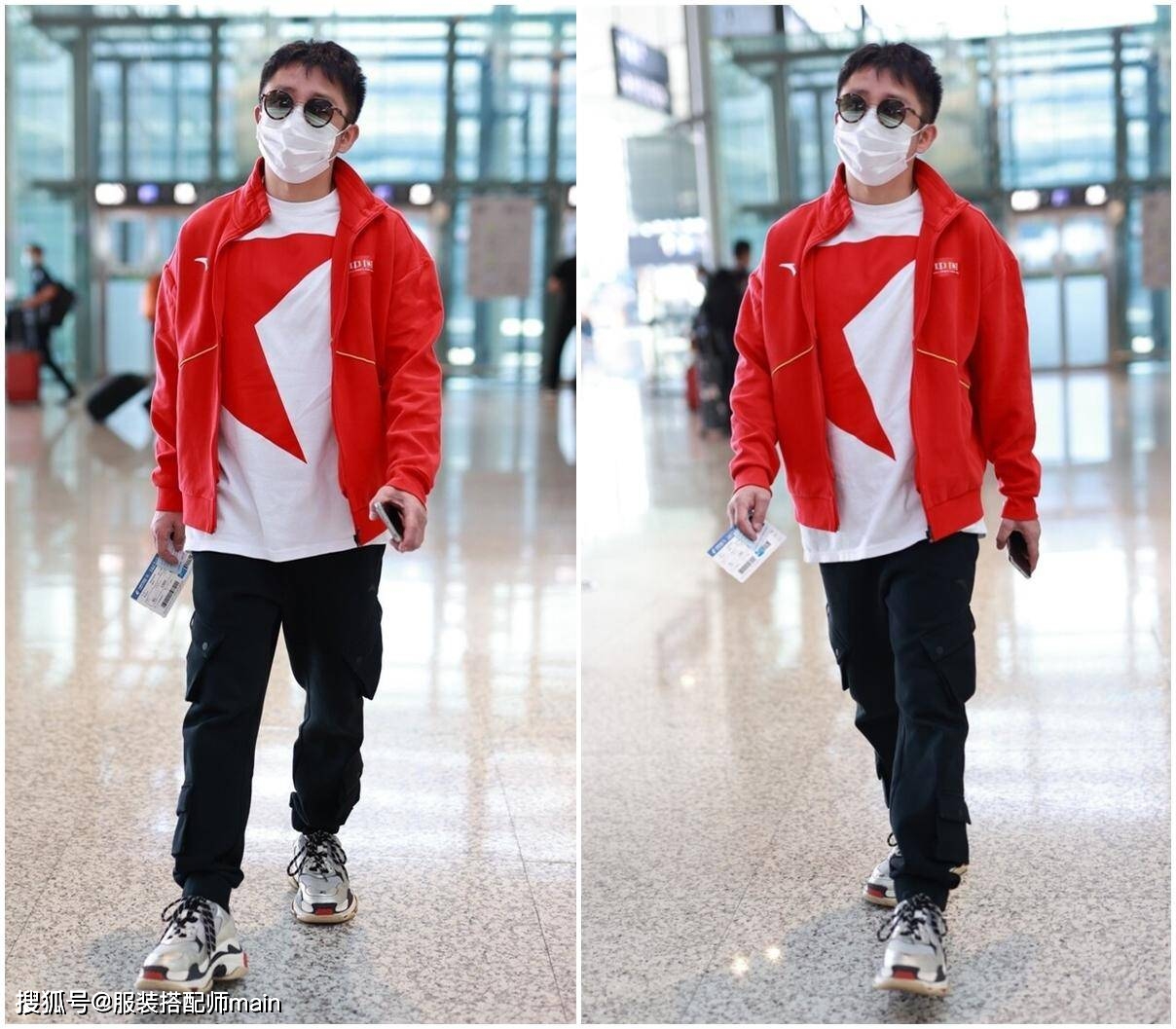 冉莹颖|拳王邹市明终于放开，穿亮黄运动服减龄又时髦，把老婆风头都抢了