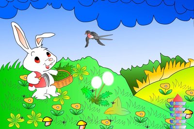 小白兔【要下雨了】儿童故事绘本分享