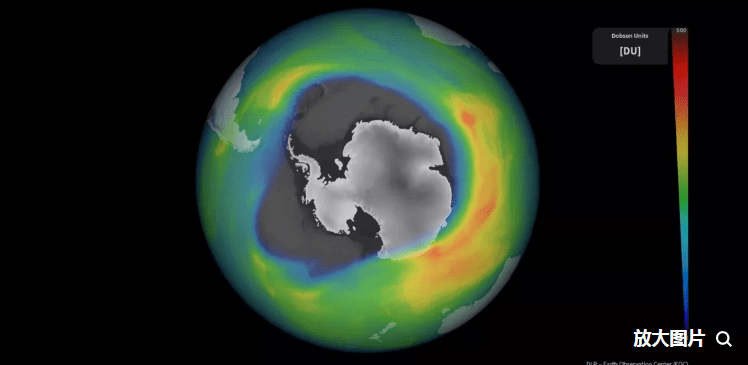 2020年南极臭氧洞是近年来最大_臭氧层