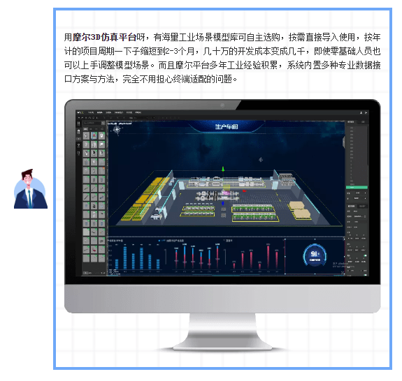 应用|企业都爱建的3D仿真工厂，零基础10分钟就能上手？是时候展现真正的技术了