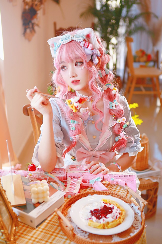 lolita:甜品派对,粉色好甜