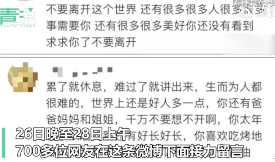 网友|小伙微博发遗书，数百网友连夜接力！结局太暖