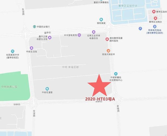 规划支路以北宗地图:宗地说明:2020-ht03号b地块为寒亭区杨家埠旅游