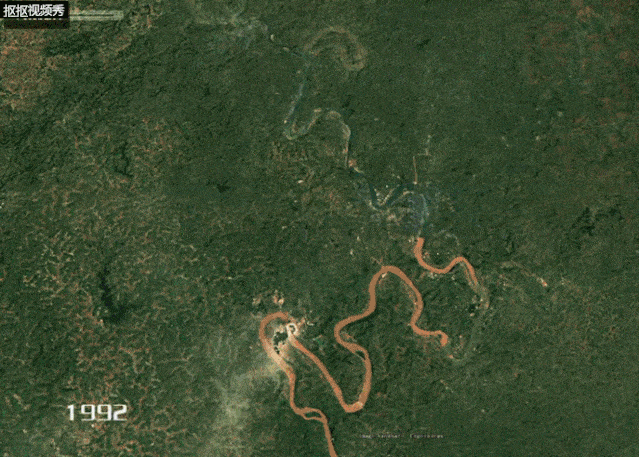 1992-1996年内江卫星地图 80,90年代初,内江城市还不具备规模,那
