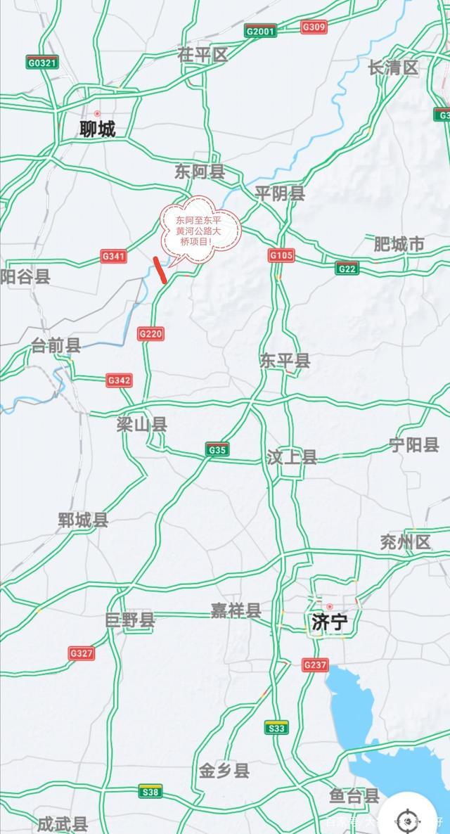 问题来了,德郓高速(东阿至郓城段,线路走向大致确定,东阿至郓城高速