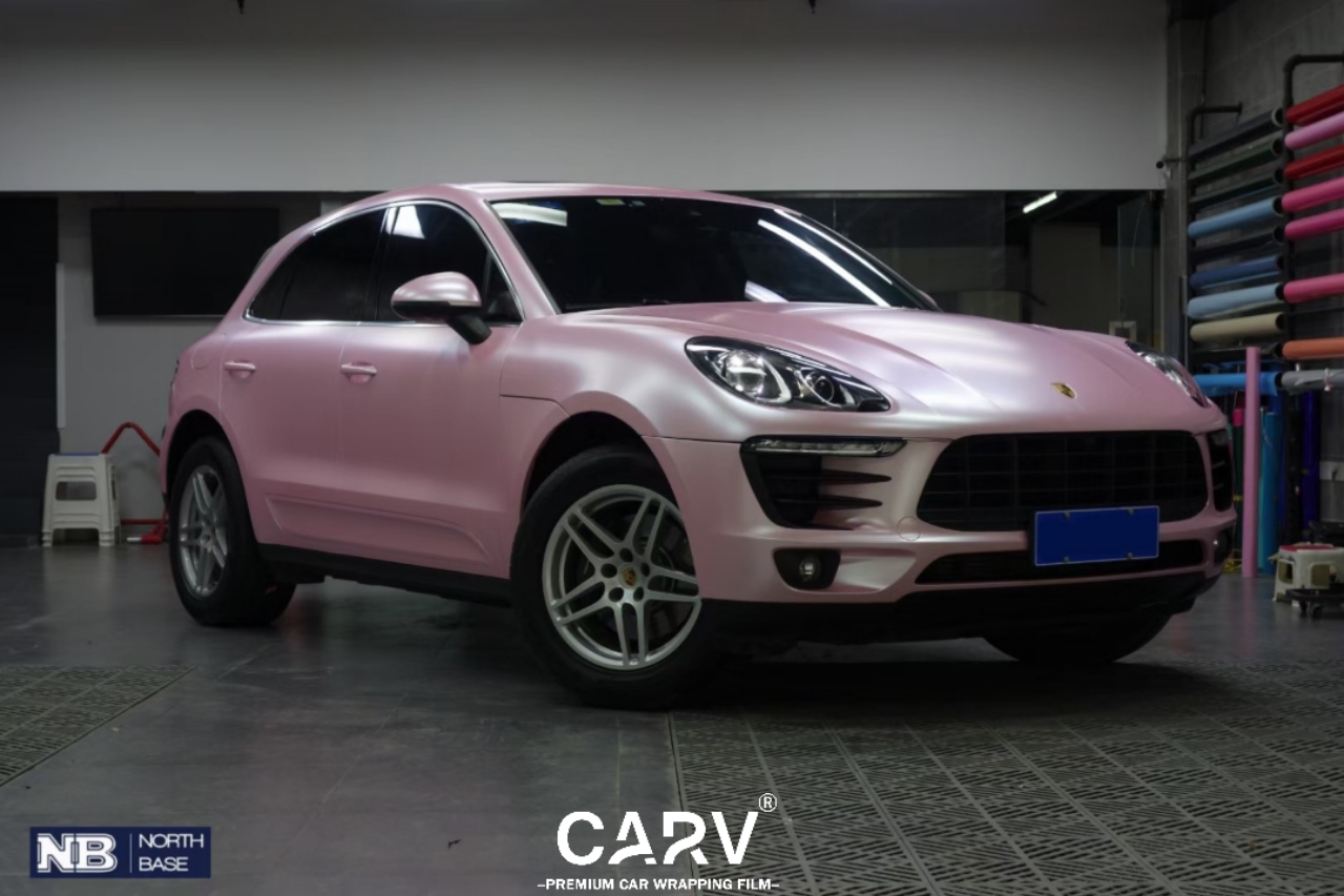 电光樱花粉1225 保时捷macan
