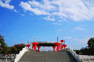 商丘市日月湖景区的桥，你都认识吗？_拱桥