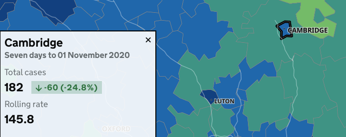 疫情|图解英国热门大学所在区域疫情形势！2021年初入学英国还能去吗？