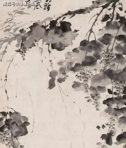 他十几分钟画的水墨葡萄,却震撼人心500年!