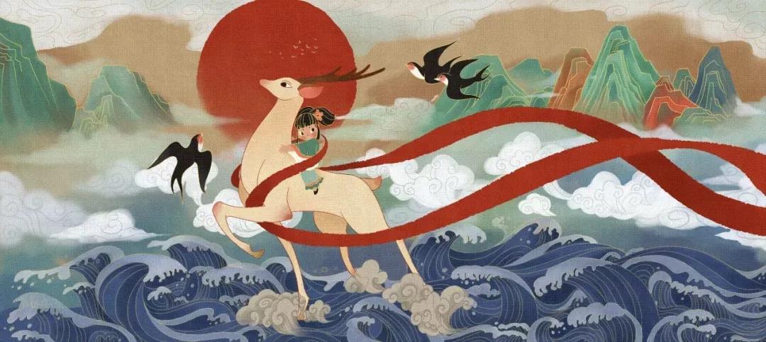 九色鹿：一幅“活的”敦煌壁画_形象