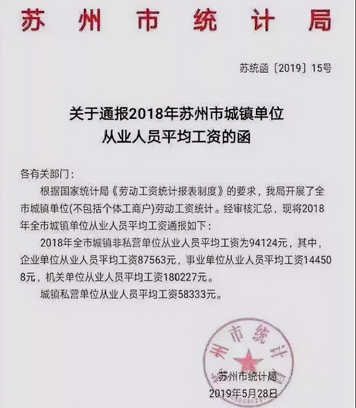 。比如苏州市统计局，最近就公布了当地2018年公务员、事业单位的年收入。