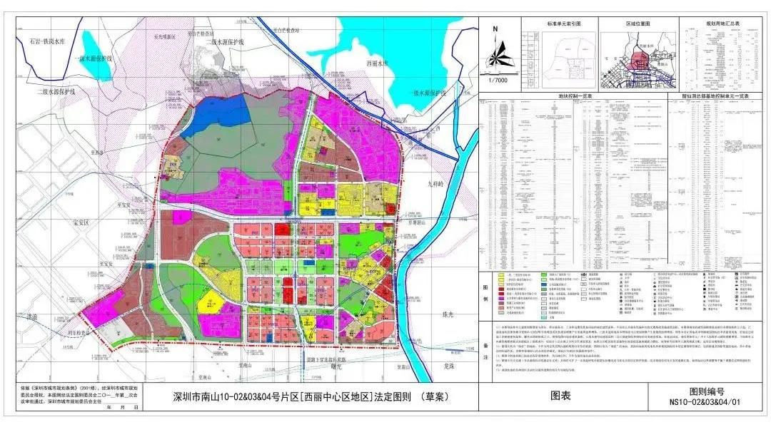 西丽总规划图曝光,将迎全新定位升级?_深圳市