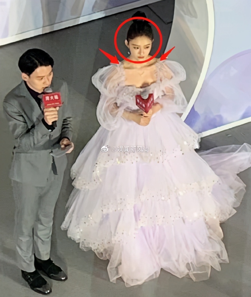 林允|晚会同框生图，杨超越头肩比真的好，欧阳娜娜脸比林小宅大一圈？