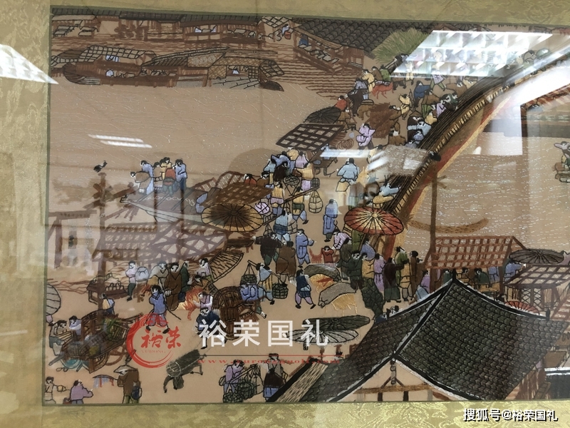苏绣《清明上河图》姚林娥大师藏品简介