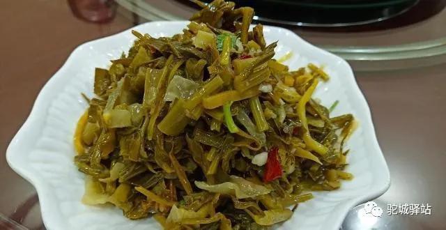 品尝那原汁原味的陕北味道"沙盖菜"
