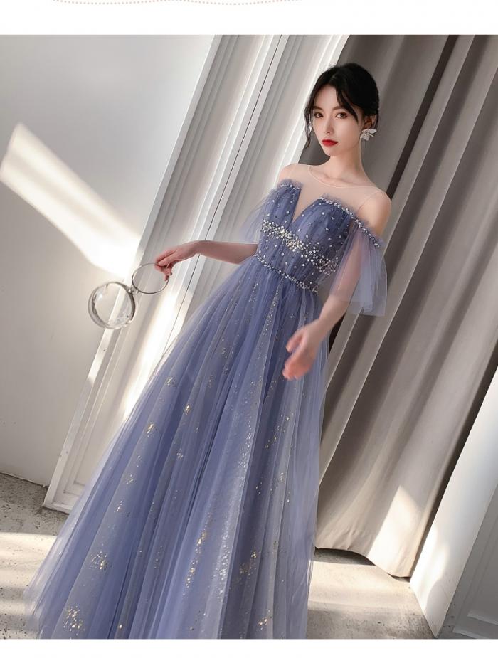 高颜值晚礼服穿起来，显高级感优雅魅力，年会成为焦点女神_手机搜狐网 