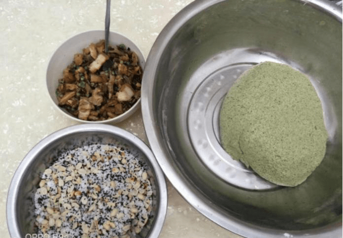 百年扁氏美食篇,零基础制作艾糍,手把手教学更快_馅料