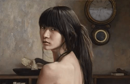 日本艺术家 osamu obi女性人物超写实油画作品欣赏