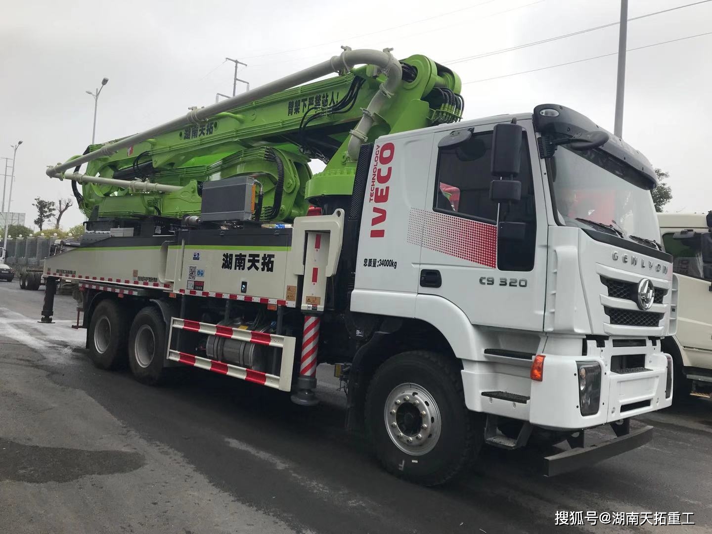 45米搅拌泵车,混凝土搅拌泵车一体机亮点及参数介绍