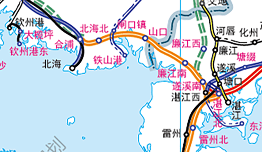 原创广西三大最坎坷的铁路柳广合湛岑罗有望年底都动工建设