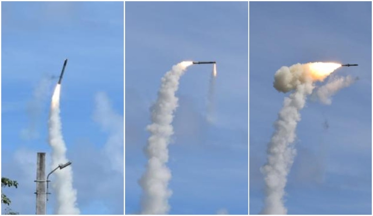 原创印度陆军布拉莫斯导弹测试疑似失败?官方坚称:假新闻,成功发射