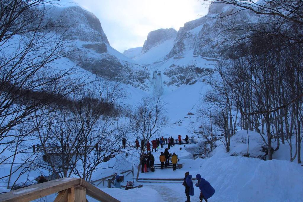 长白山雪景