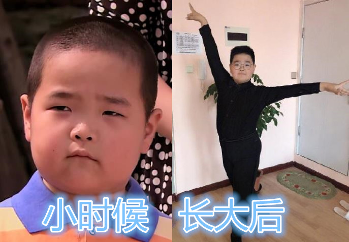 原创有种"整容"叫表情包小孩长大,假笑男孩还好,看到宋民国:不在可爱!