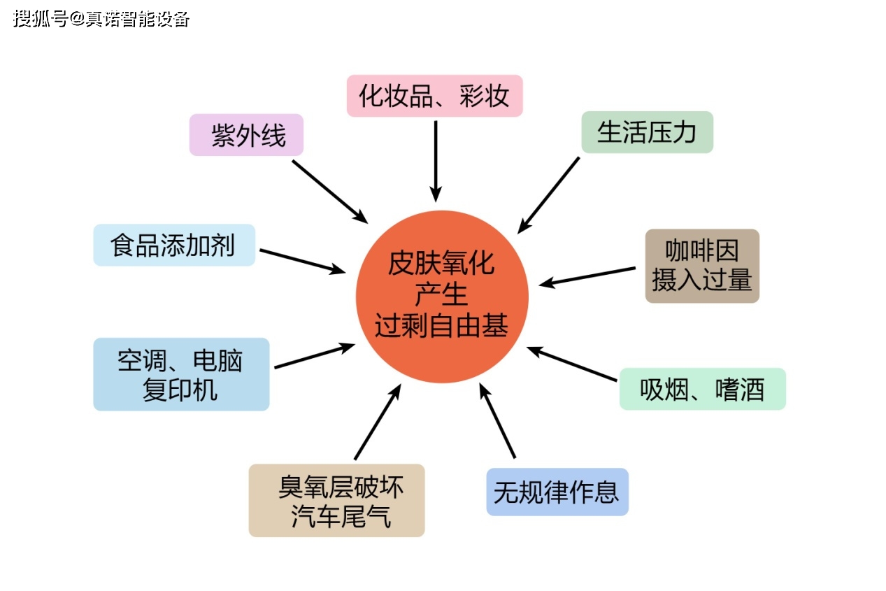 自由基清除剂的负氧离子就可发挥其高效作用