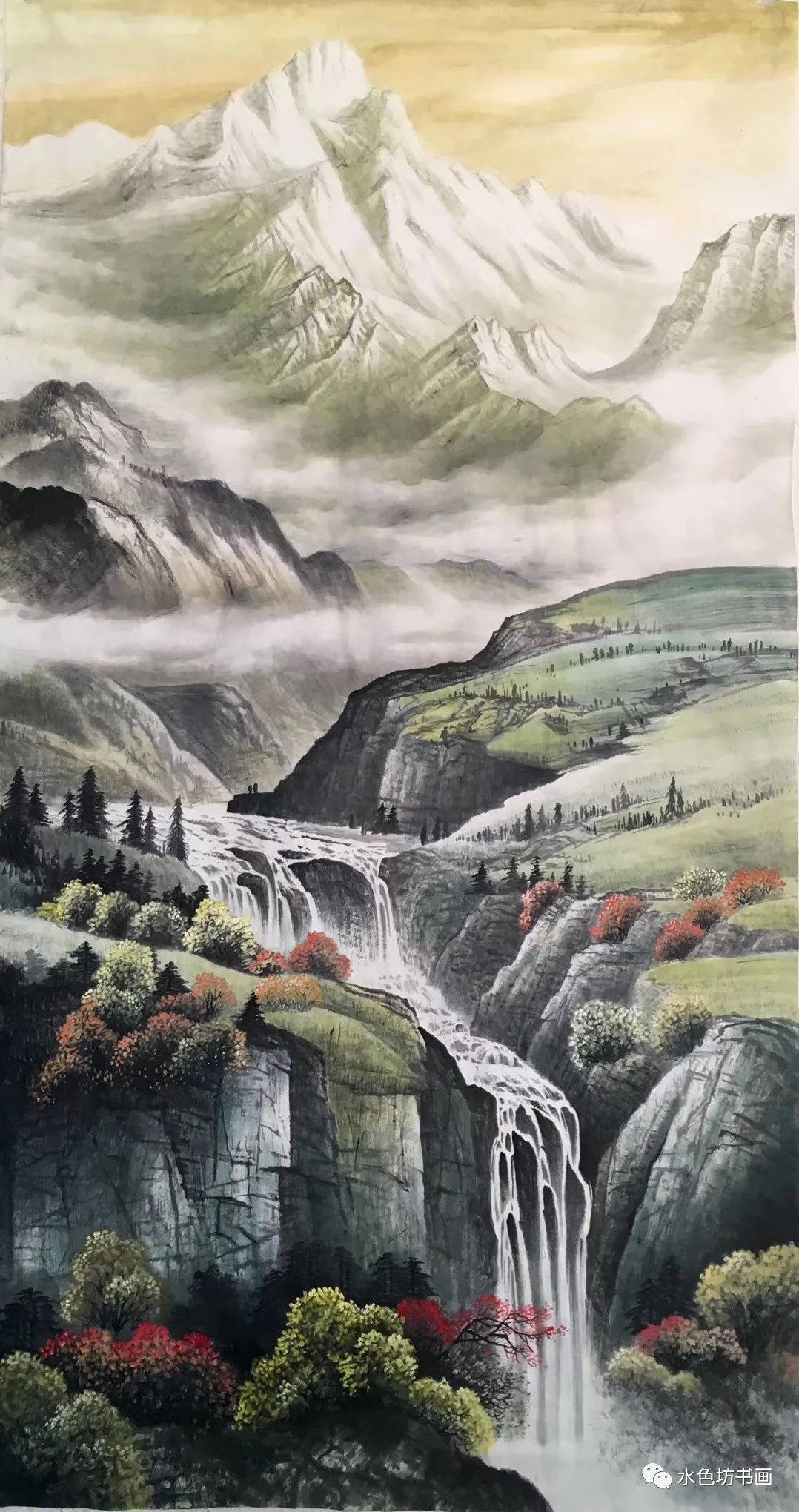 画家专栏│吴瑞阳绘山水景色的千变万化