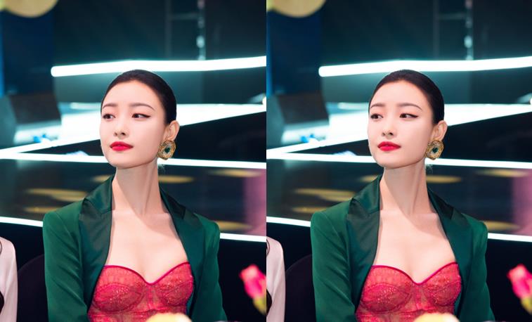 倪妮出席时尚盛典,一颦一笑撩人心扉,红配绿礼服穿出满满高级感!
