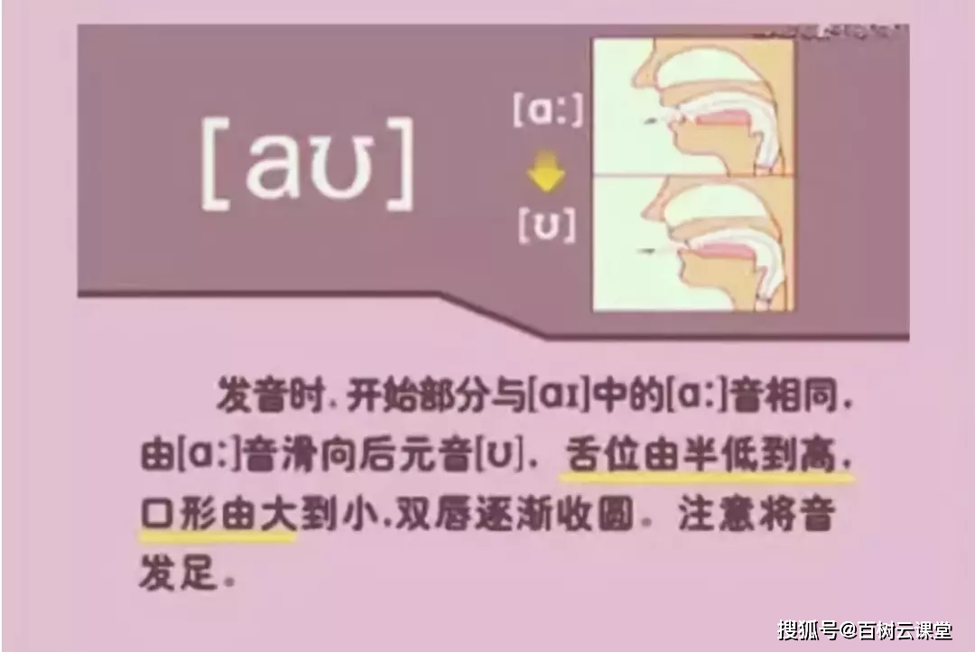 【百树云课堂】48个国际英语音标发音表及口型,好东西