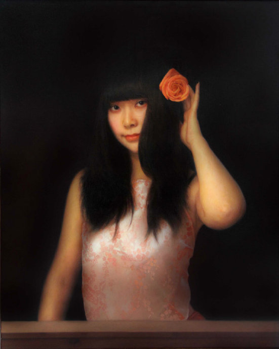图片[4]-80后新锐画家——赵新雨油画中的青春少女-魔性次元