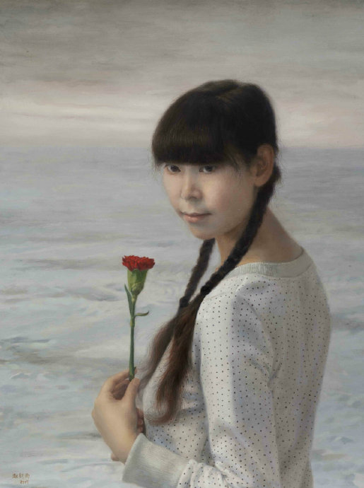 图片[13]-80后新锐画家——赵新雨油画中的青春少女-魔性次元