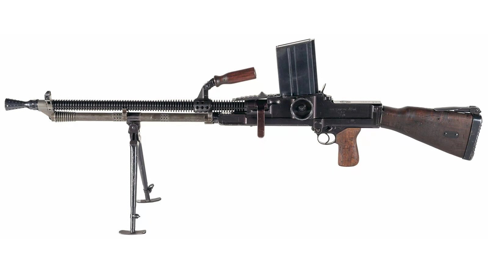 原创吊打日军的zb26轻机枪:弹匣到底是直的还是弯的?
