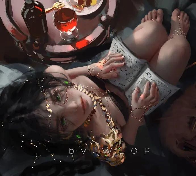 cg原画插画教程:冷艳绝美的画风 . wlop 鬼刀