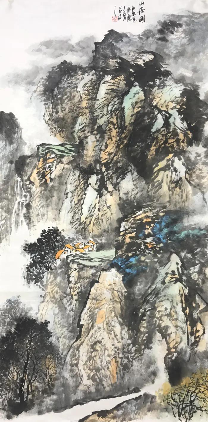 名家佳作——画家师文志作品欣赏_山水画