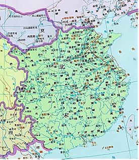 上图—北宋帝国疆域示意图 一,农产品开始逐渐商品化 在两宋以前