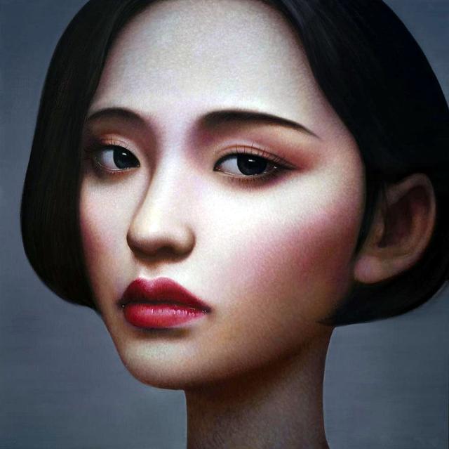 图片[30]-青年艺术家张向明油画中的北京女孩-魔性次元