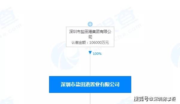 业有限公司。天眼查数据显示，该公司为市属国企盐田港集团旗下子公司。