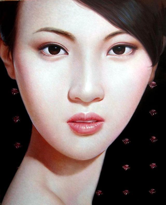 图片[3]-青年艺术家张向明油画中的北京女孩-魔性次元