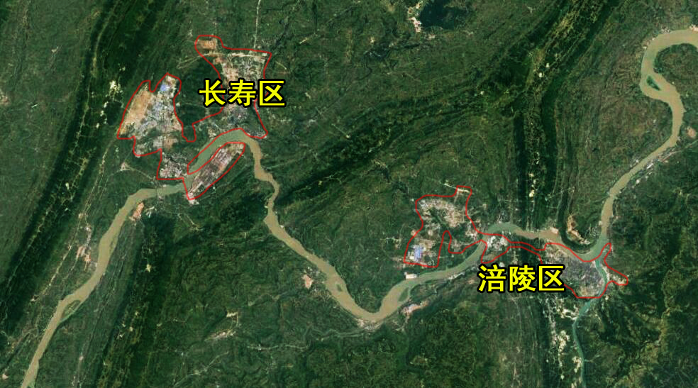 凤城老城,桃花新城,江南钢城,晏家园区,北部新区等两岸五区组团布局