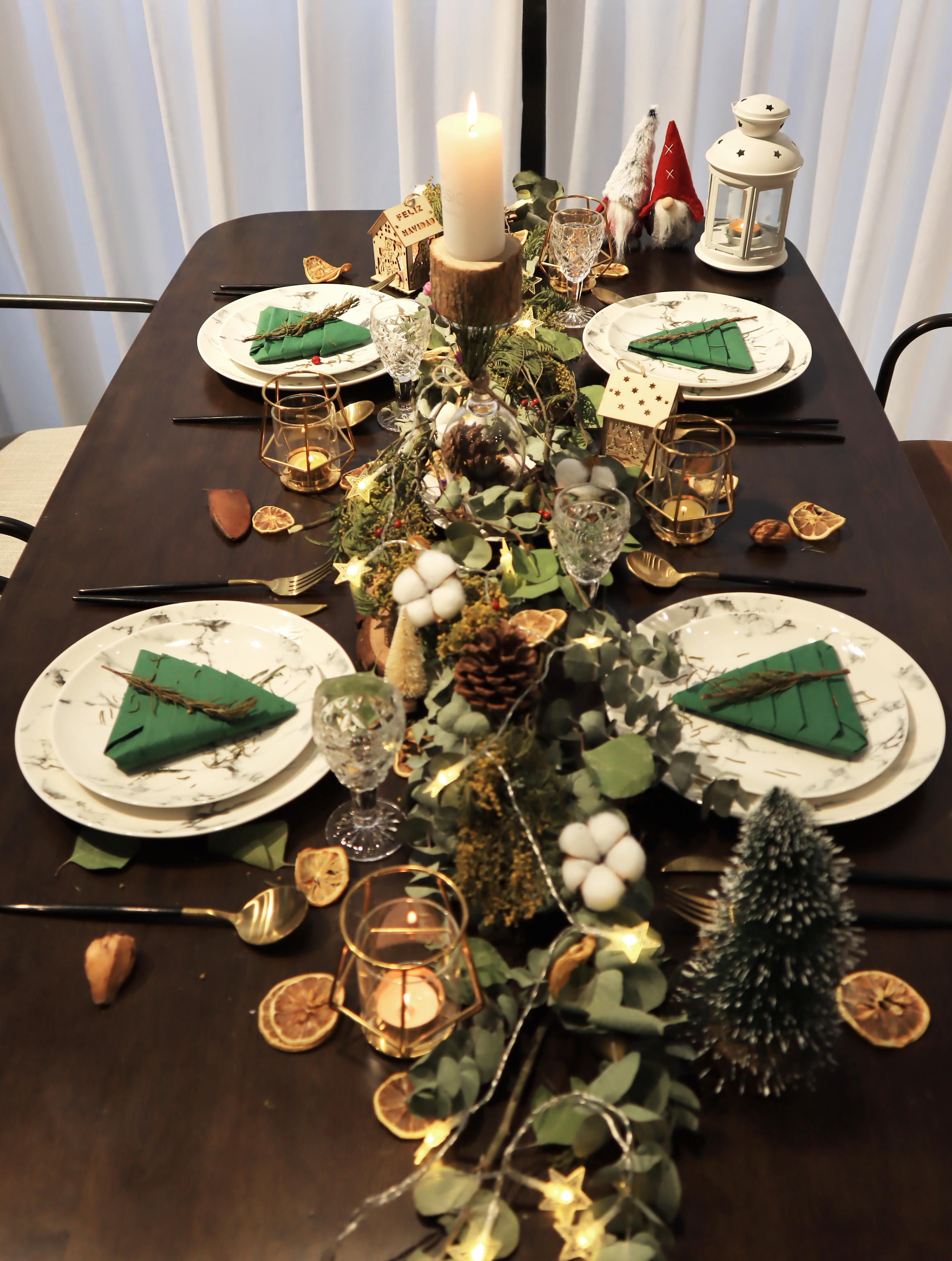 dojus圣诞节|教你简单易学的圣诞氛围餐桌布置