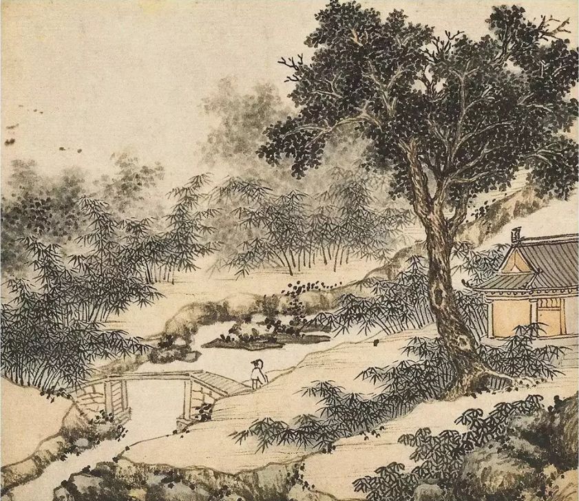 《东庄图》——沈周为好友画的私家园林山水