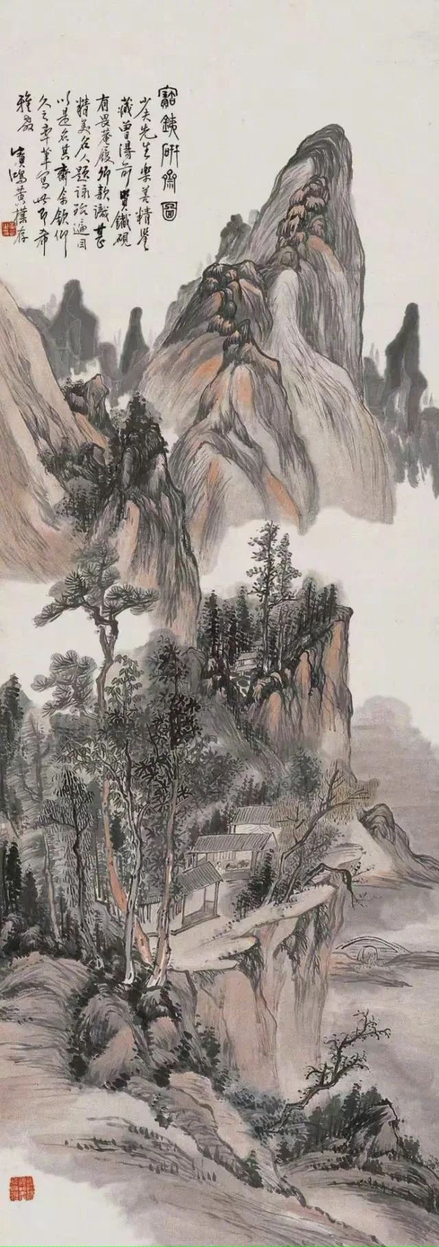 国画大师黄宾虹山水画作品选赏