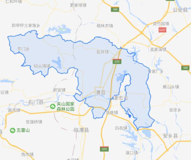 湖南澧县县人口_湖南常德澧县地图