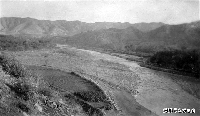 老照片,1924年山西汾河两岸景象和百姓生活